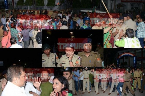Tripuraâ€™s Law & Order in turmoil : Political clash injured 20 TMC, BJP, Police personnel at Agartala : FIR lodged against Former Congress CM Samir Barmanâ€™s son 